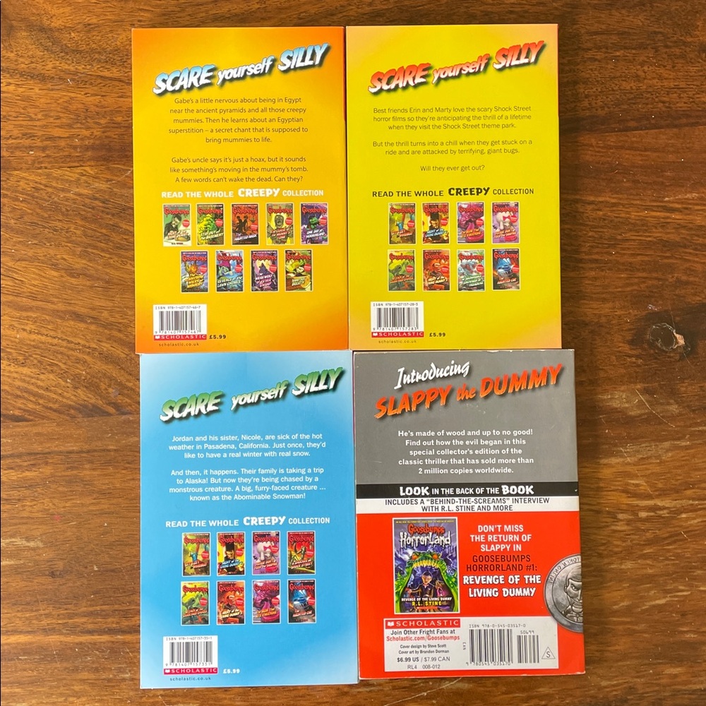 8 Goosebumps Books by R.L. Stine Horror Kids Paperbacks 7 UK Edition + 1 US - Picture 10 of 15